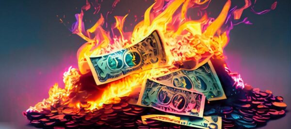 Cash Burn Rate berechnen mit dem Cash Burn Rechner (Bild: Adobe Firefly)