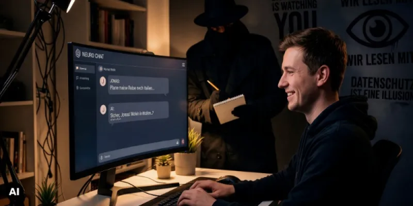 KI Spionage (Bild: Magnific AI)