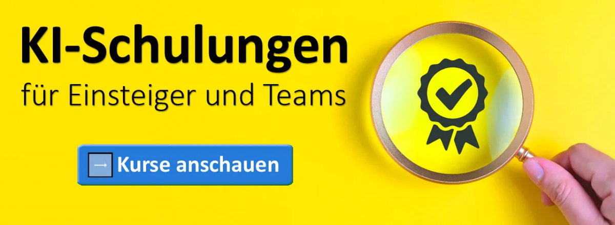 KI Schulungen (Bild: Freepik / Montage: KI-Kaenguru.de)